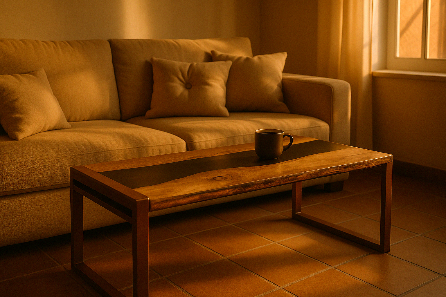 Mesa de resina